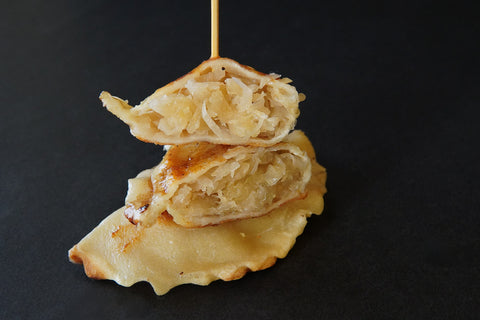 Old Fashioned Sauerkraut Pierogie Plate