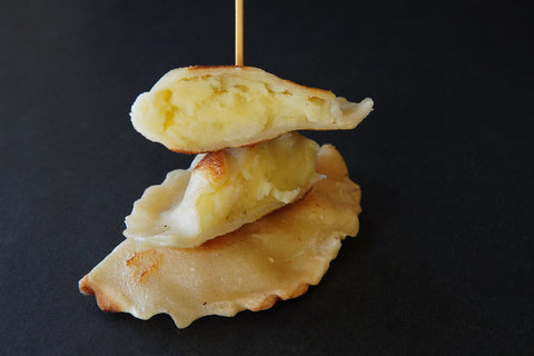Potato Kraut Pierogie Plate