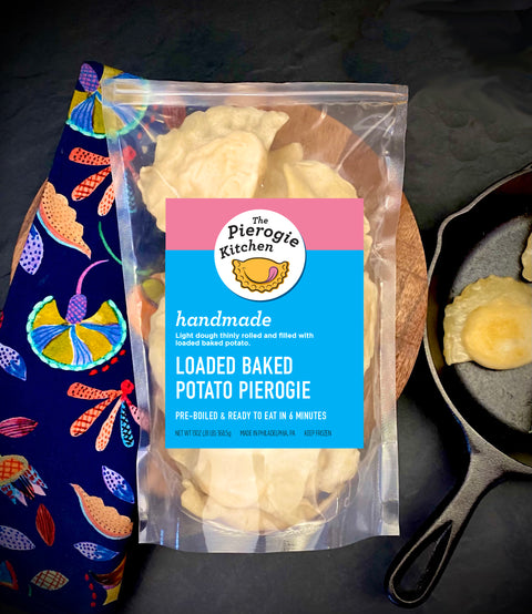 Loaded Baked Potato Pierogie Party Tray